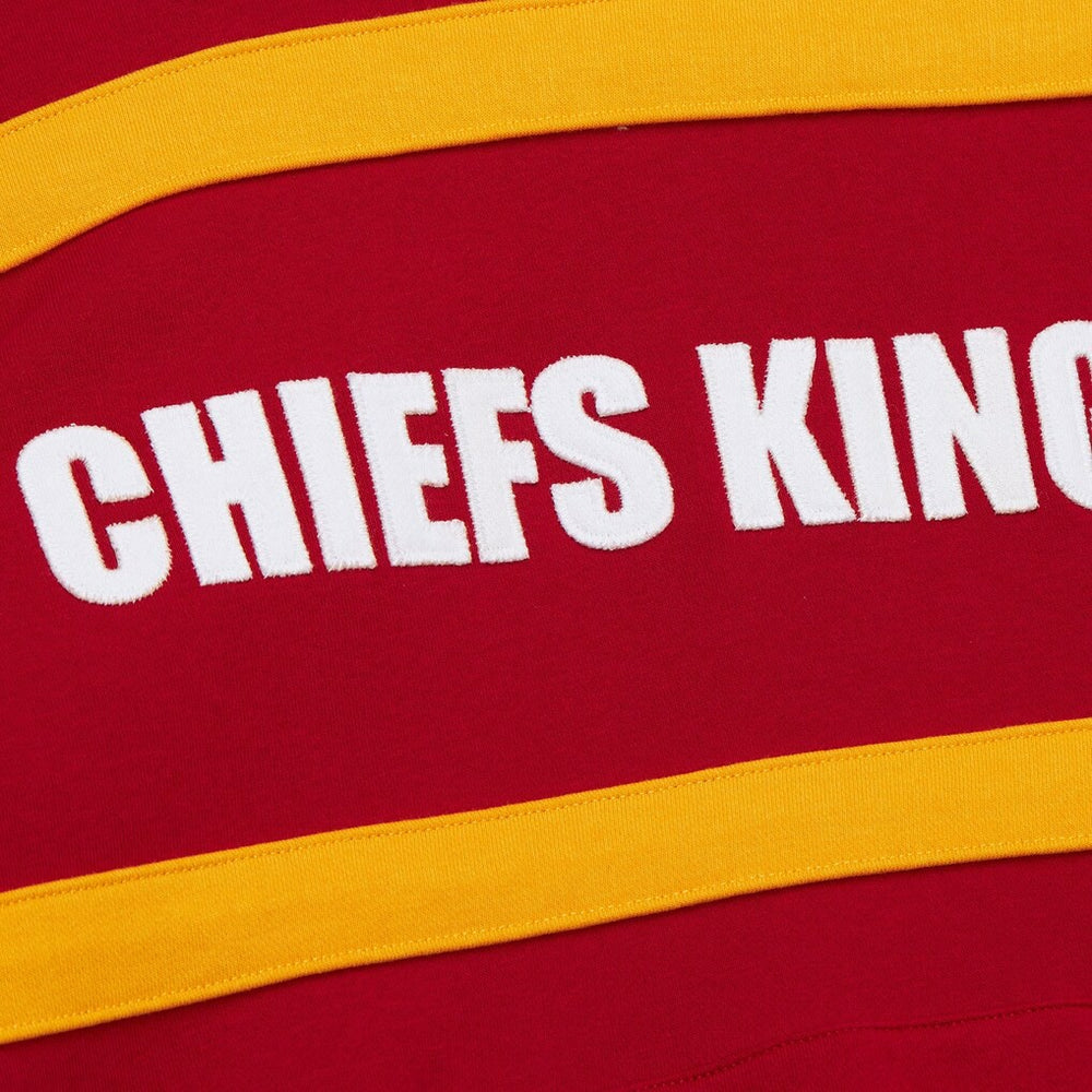 Kansas City Chiefs Vintage Logo Head Coach Fleece Pullover Hoodie Red - NFL