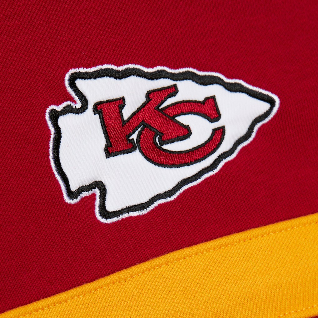 Kansas City Chiefs Vintage Logo Head Coach Fleece Pullover Hoodie Red - NFL