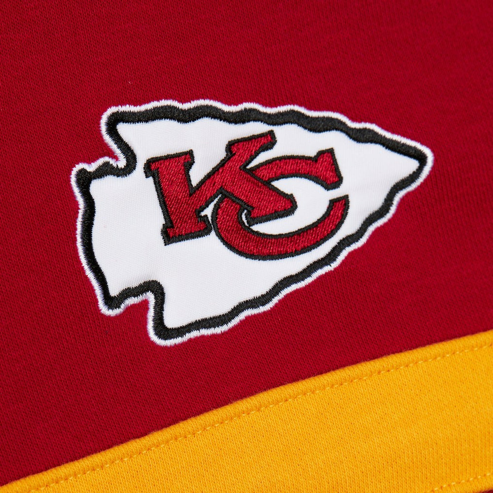 Kansas City Chiefs Vintage Logo Head Coach Fleece Pullover Hoodie Red - NFL