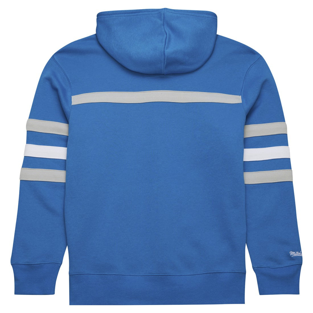 Detroit Lions Vintage Logo Head Coach Fleece Pullover Hoodie Blue - NFL