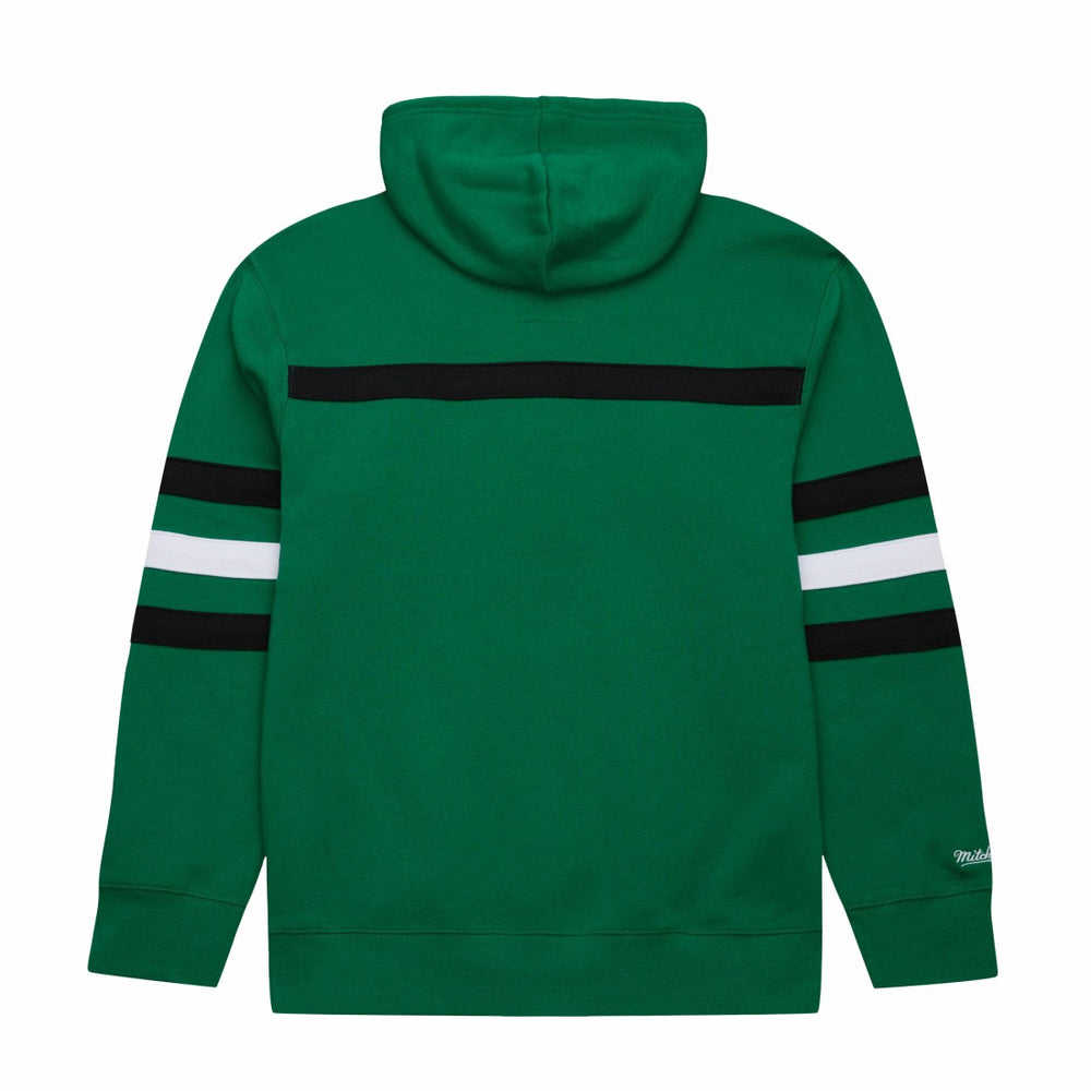 New York Jets Vintage Logo Head Coach Fleece Pullover Hoodie Kelly Green - NFL