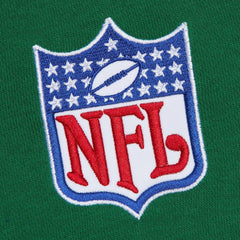New York Jets Vintage Logo Head Coach Fleece Pullover Hoodie Kelly Green - NFL