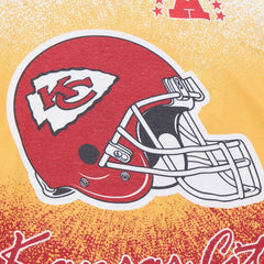 Kansas City Chiefs Team Burst Vintage Logo T-Shirt White - Mitchell & Ness