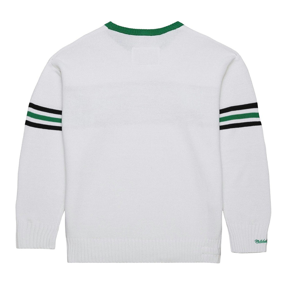 New York Jets Throwback 1984 Pullover Sweater White - Mitchell & Ness