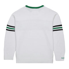 New York Jets Throwback 1984 Pullover Sweater White - Mitchell & Ness