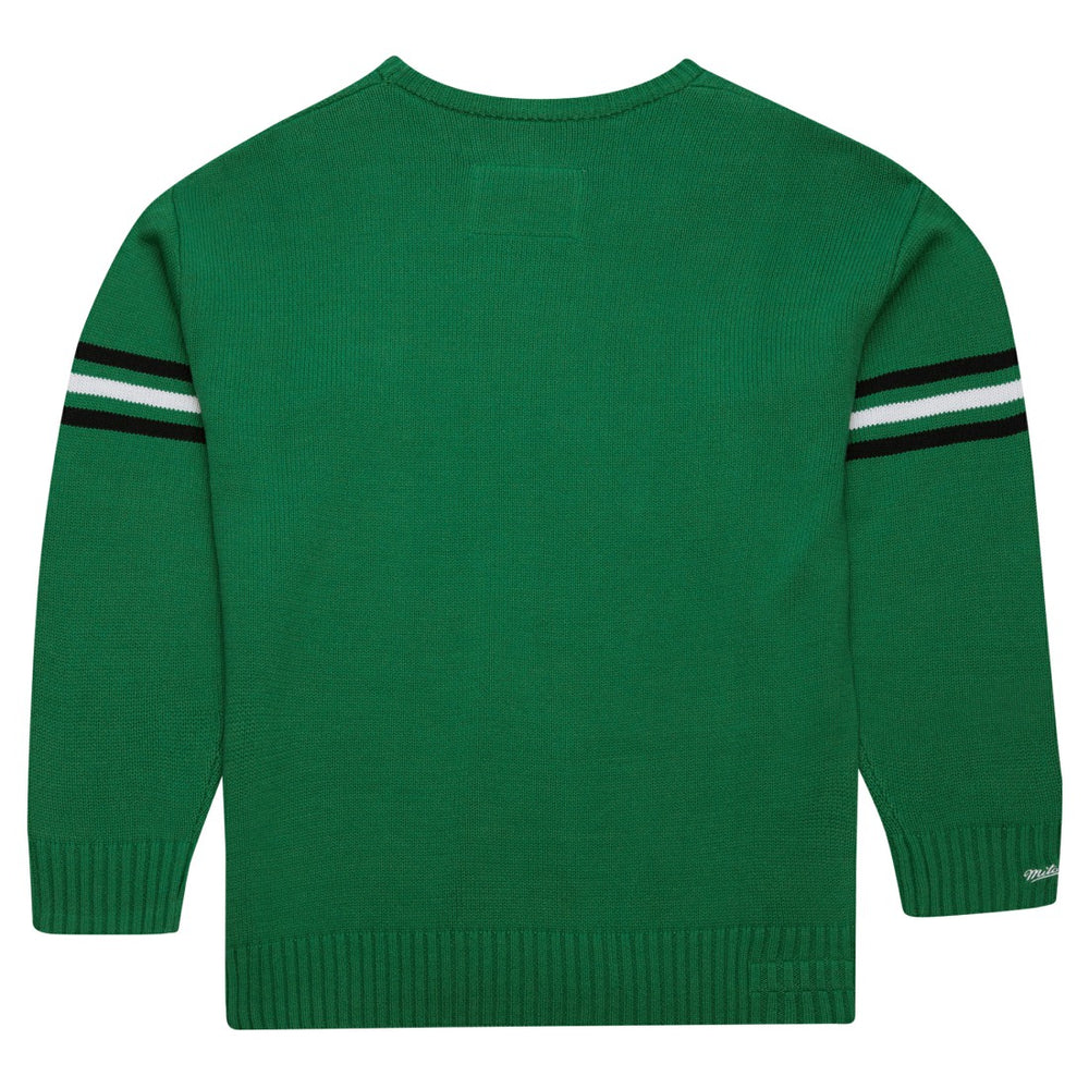 New York Jets Throwback 1984 Pullover Sweater Green - Mitchell & Ness