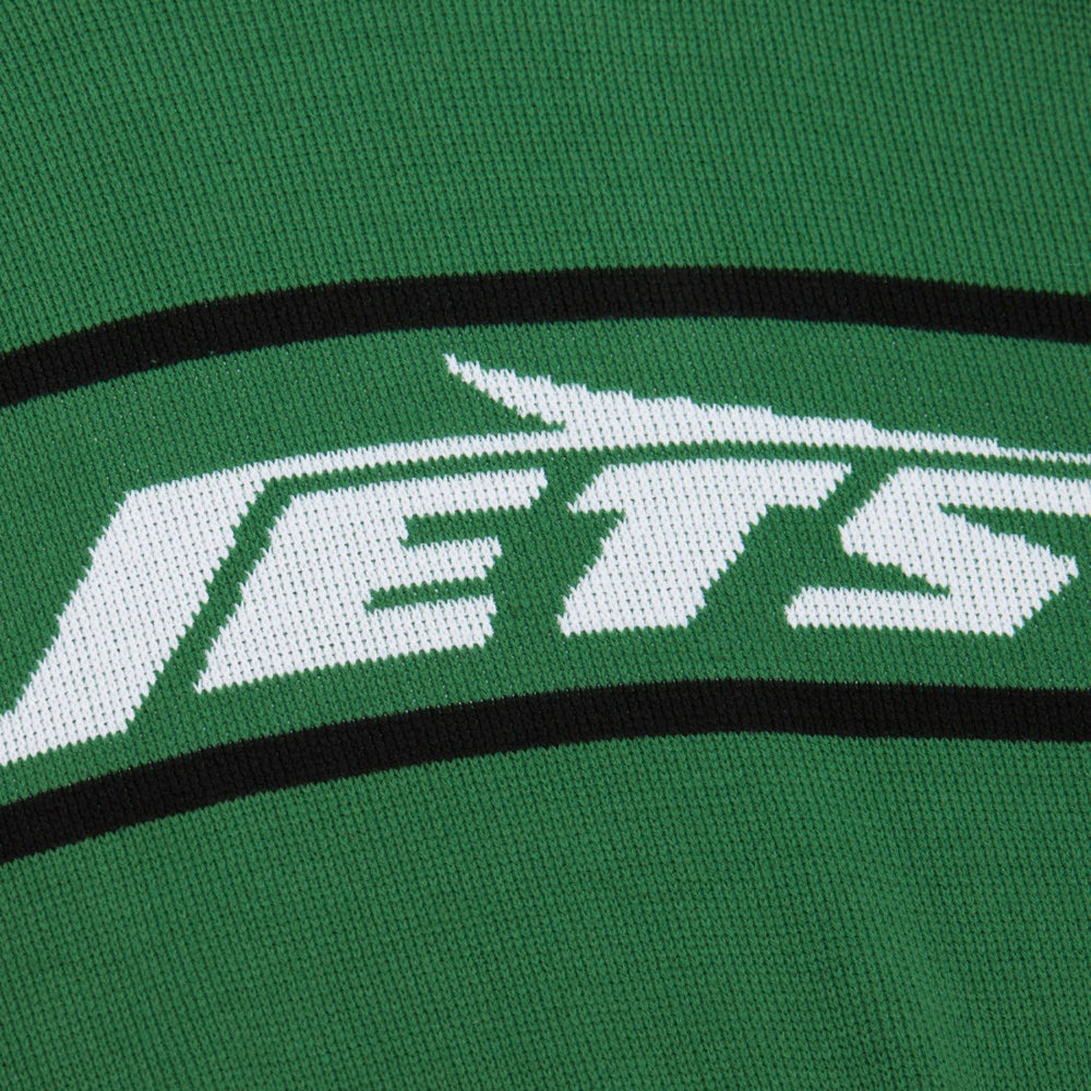 New York Jets Throwback 1984 Pullover Sweater Green - Mitchell & Ness