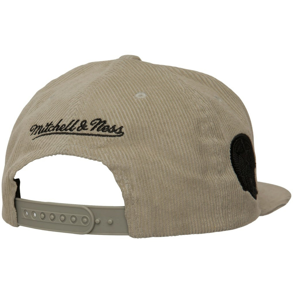 Dallas Cowboys Cord Snapback Hat Tan - Mitchell & Ness