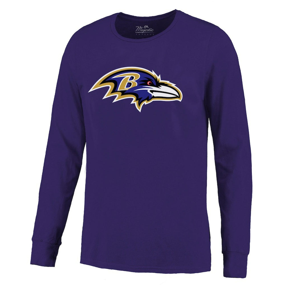 Derrick Henry Baltimore Ravens Majestic Threads Name & Number Long Sleeve T-Shirt Purple - NFL