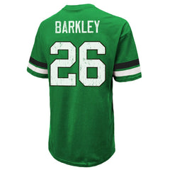 Saquon Barkley Philadelphia Eagles Majestic Threads Name & Number Oversized T-Shirt Kelly Green - NFL