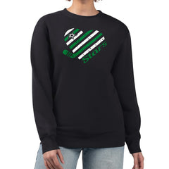 Dallas Stars - G-III 4Her by Carl Banks Women's Heart Graphic Pullover Sweatshirt Black
