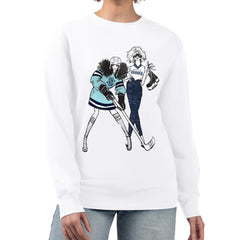 Seattle Kraken G-III 4Her by Carl Banks Women's Hockey Girls Team Graphic Fleece Pullover Sweatshirt White