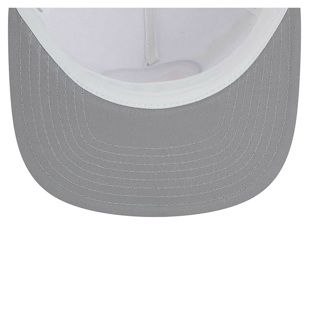 New Era - Golden State Warriors Dip-Dye 9FIFTY A-Frame Trucker Snapback Hat - White/Royal