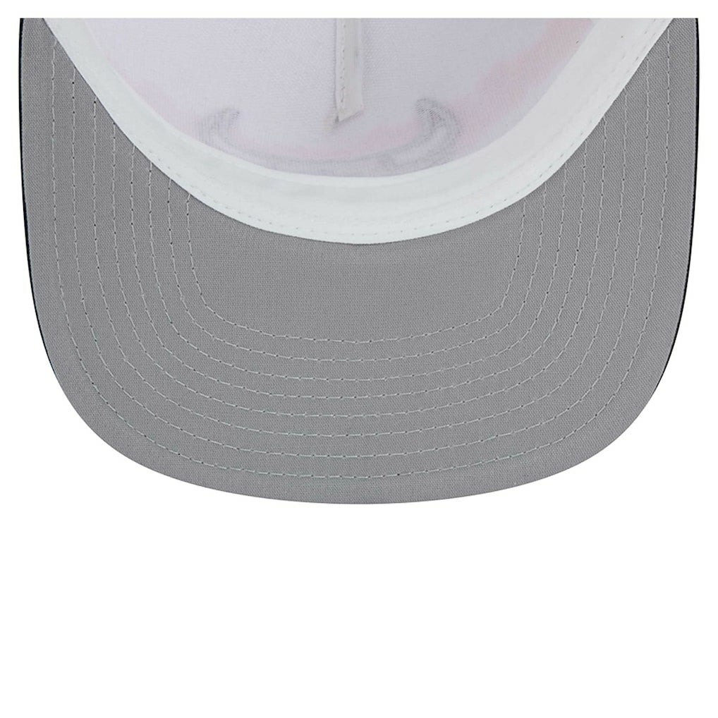 New Era - Chicago Bulls Dip-Dye 9FIFTY A-Frame Trucker Snapback Hat - White/Black