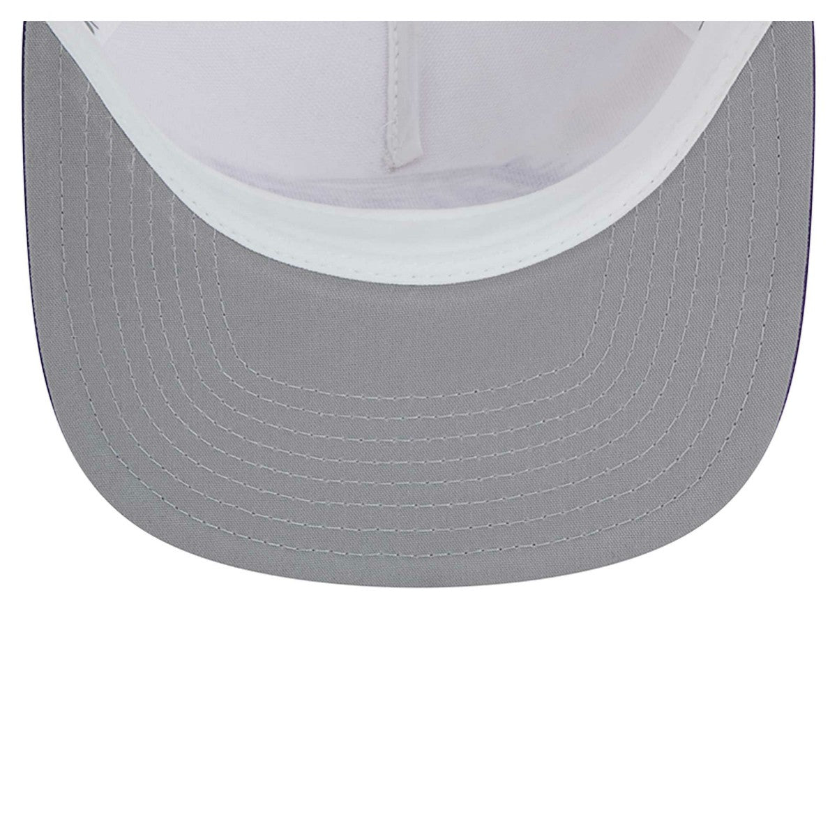 New Era - Los Angeles Lakers Dip-Dye 9FIFTY A-Frame Trucker Snapback Hat - White/Purple