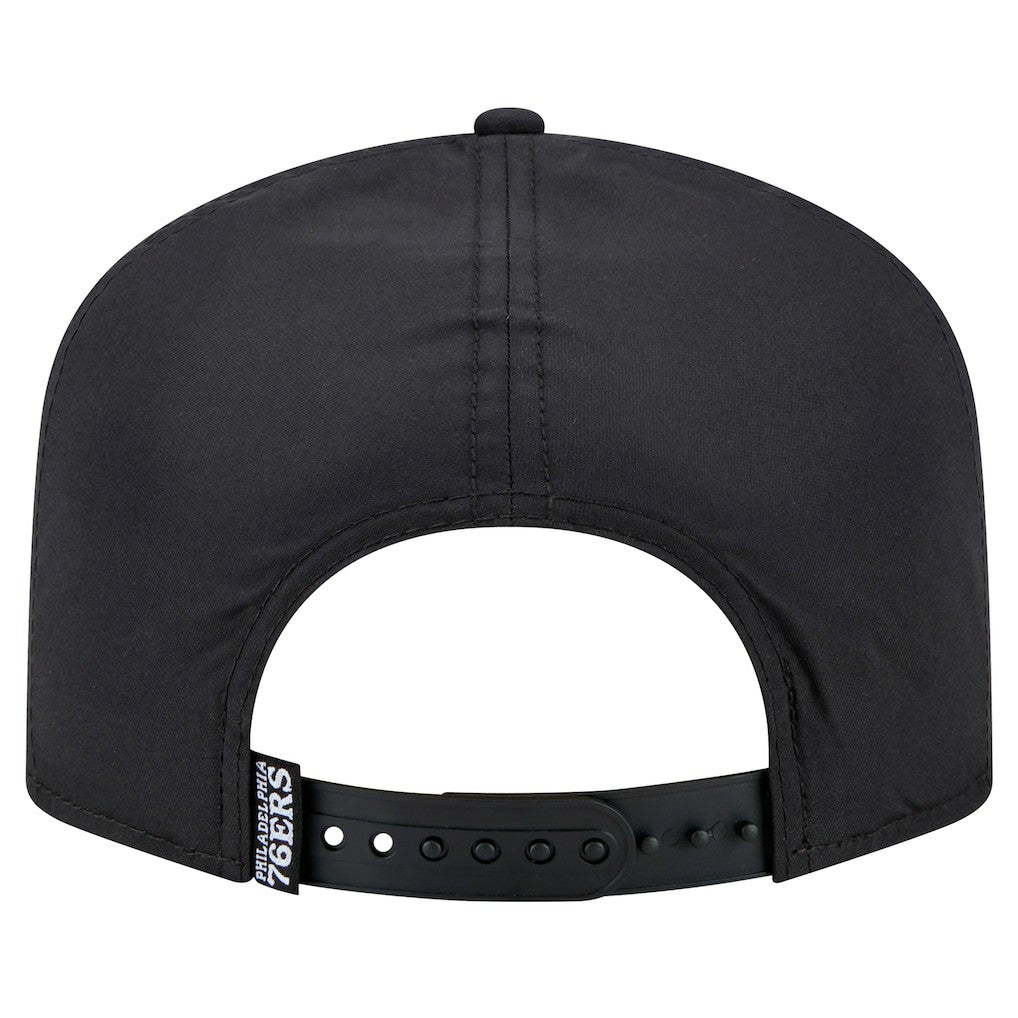 New Era - Philadelphia 76ers Vented 9FIFTY A-Frame Snapback Hat - Black