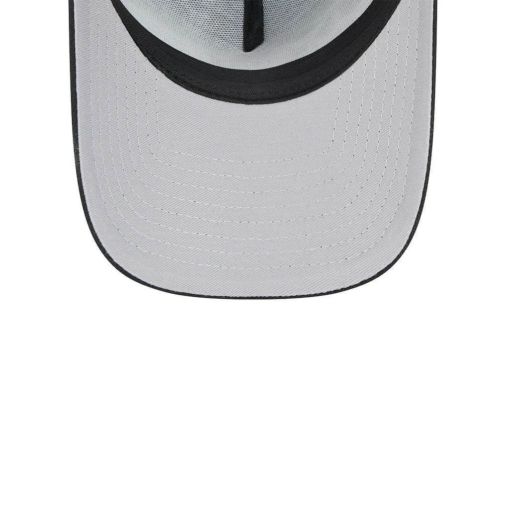 Jacksonville Jaguars New Era Women's Peace & Love Trucker 9FORTY Adjustable Hat Black - NFL