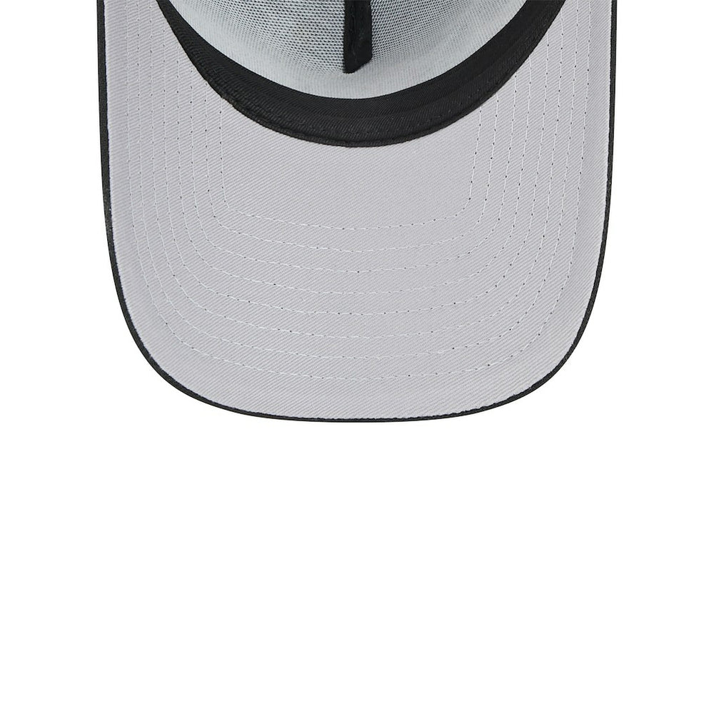 Jacksonville Jaguars New Era Women's Peace & Love Trucker 9FORTY Adjustable Hat Black - NFL