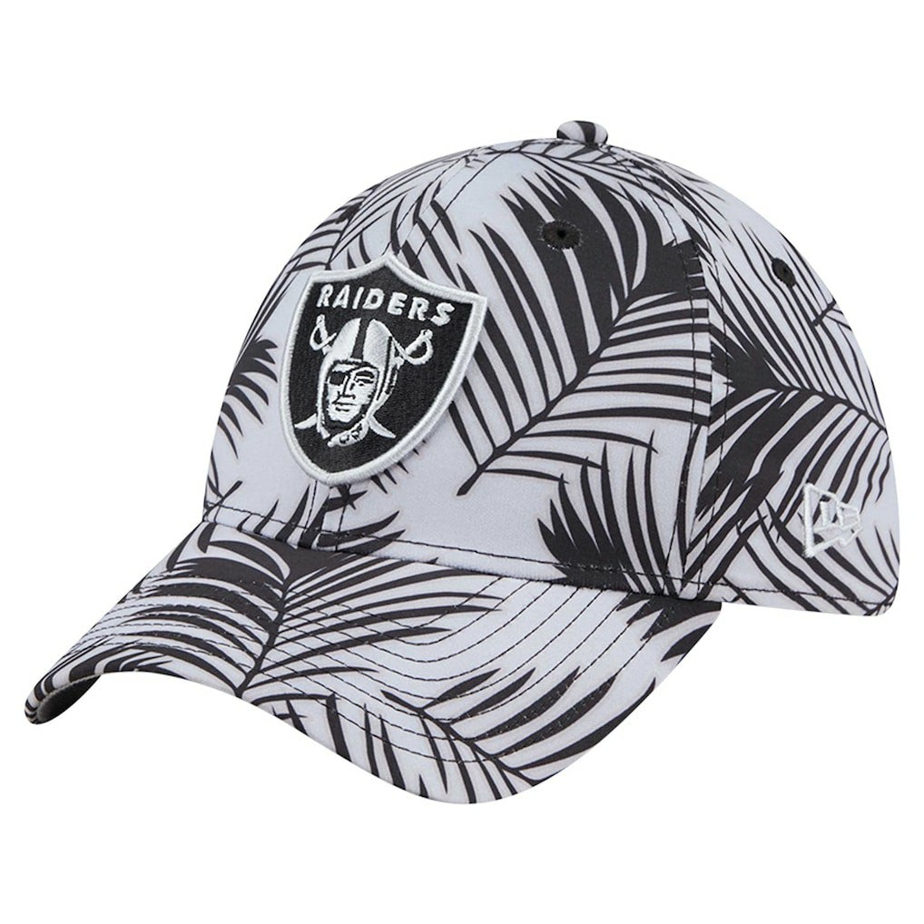 Las Vegas Raiders New Era Palms 39THIRTY Flex Hat Gray - NFL