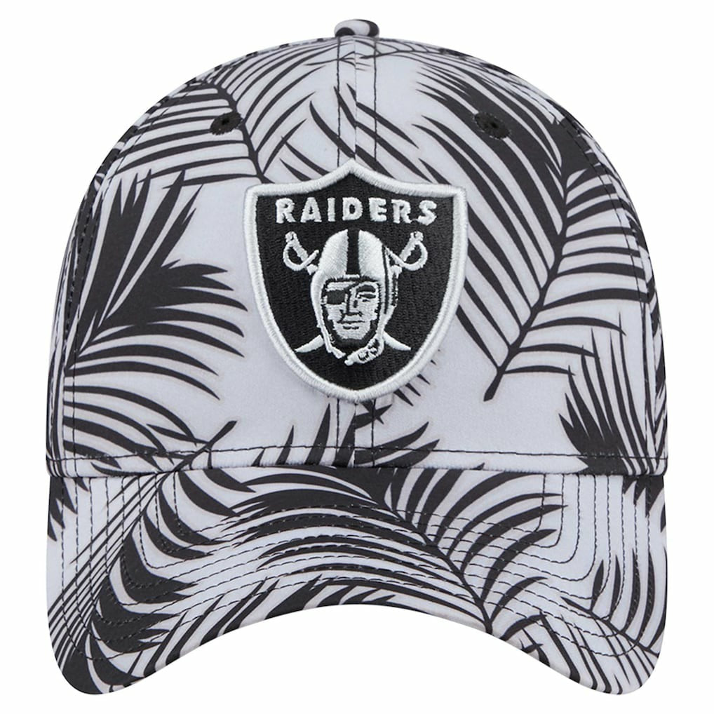 Las Vegas Raiders New Era Palms 39THIRTY Flex Hat Gray - NFL