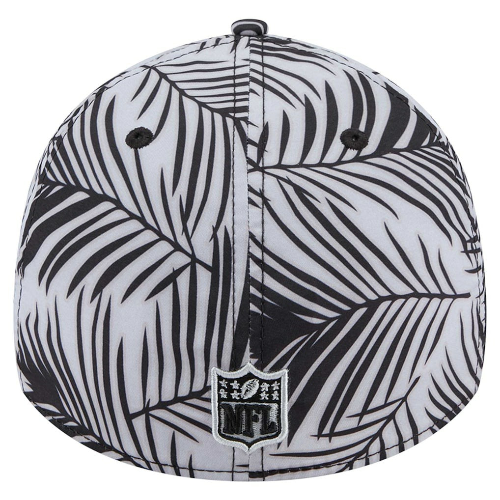 Las Vegas Raiders New Era Palms 39THIRTY Flex Hat Gray - NFL