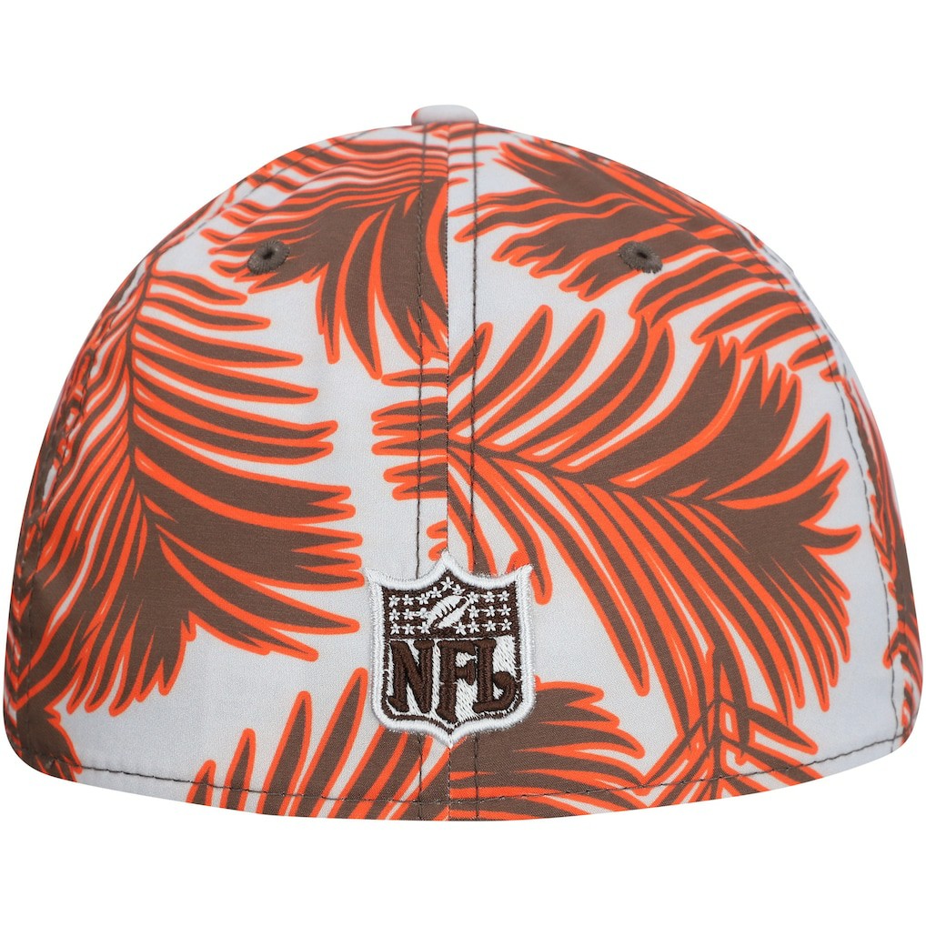 Cleveland Browns New Era Palms 39THIRTY Flex Hat Gray - NFL