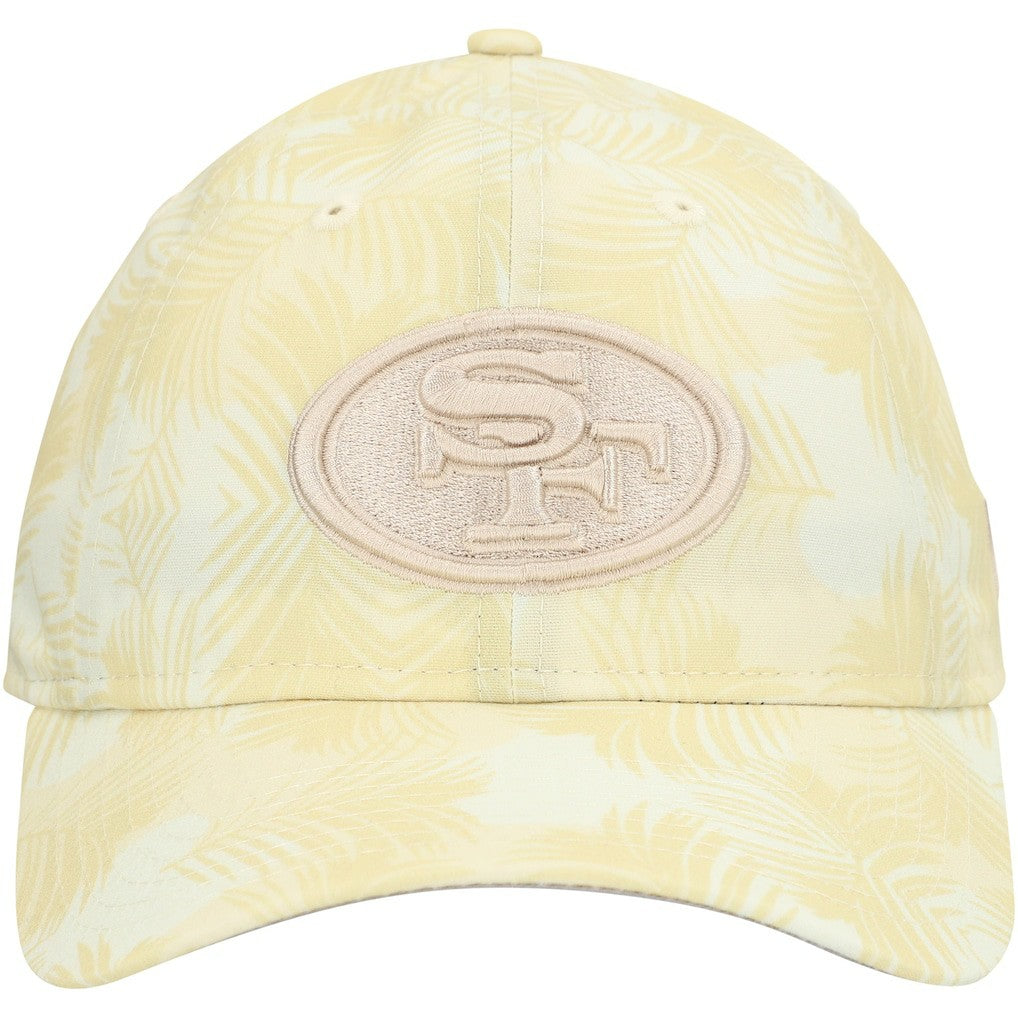 San Francisco 49ers New Era Women's Frond 9TWENTY Adjustable Hat Cream - NFL