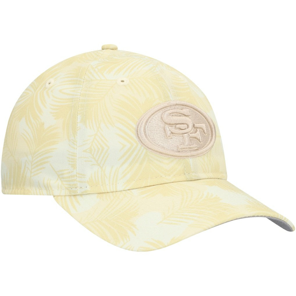 San Francisco 49ers New Era Women's Frond 9TWENTY Adjustable Hat Cream - NFL