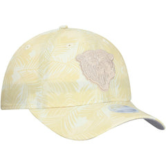 Chicago Bears New Era Women's Frond 9TWENTY Adjustable Hat Cream - NFL