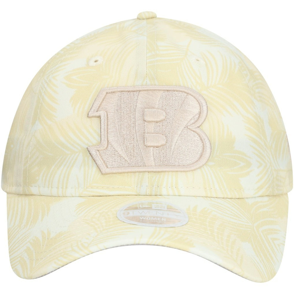 Cincinnati Bengals New Era Women's Frond 9TWENTY Adjustable Hat Cream - NFL