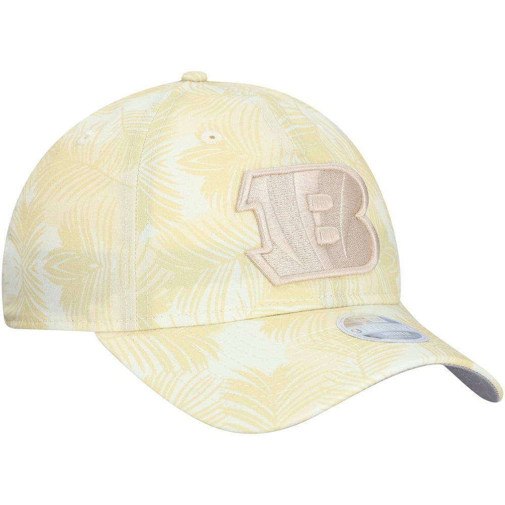 Cincinnati Bengals New Era Women's Frond 9TWENTY Adjustable Hat Cream - NFL