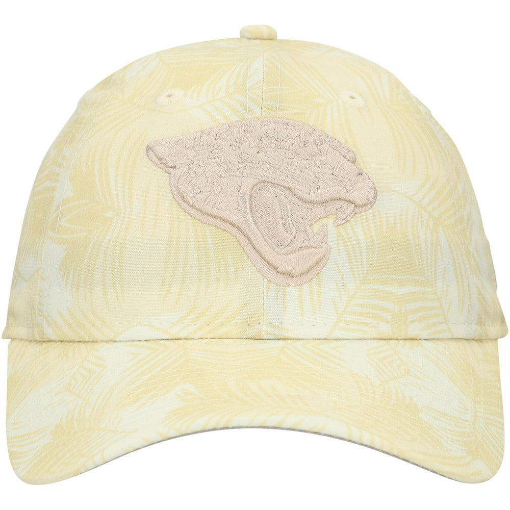 Jacksonville Jaguars New Era Women's Frond 9TWENTY Adjustable Hat Cream - NFL