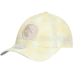 Pittsburgh Steelers New Era Women's Frond 9TWENTY Adjustable Hat Cream - NFL