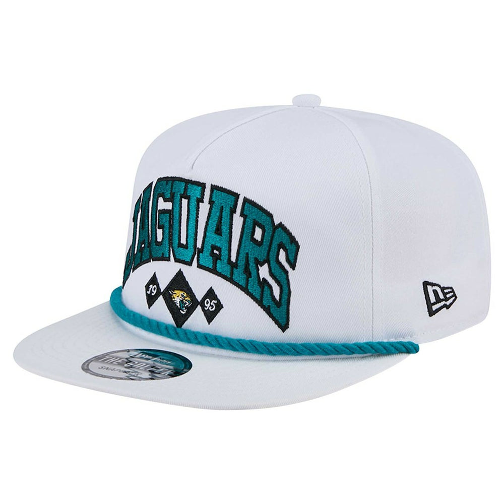 Jacksonville Jaguars New Era Diamond Golfer Snapback Hat White - NFL