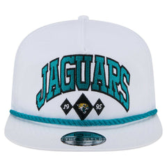 Jacksonville Jaguars New Era Diamond Golfer Snapback Hat White - NFL