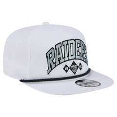 Las Vegas Raiders New Era Diamond Golfer Snapback Hat White - NFL
