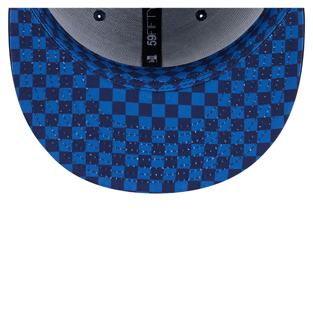 Tennessee Titans New Era Checkered 59FIFTY Fitted Hat Navy - NFL