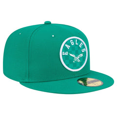 Philadelphia Eagles New Era Checkered 59FIFTY Fitted Hat Kelly Green - NFL