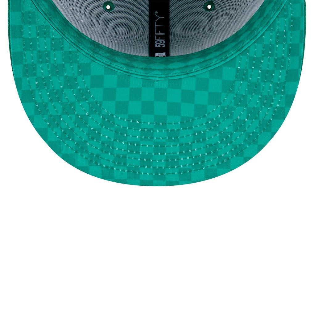 Philadelphia Eagles New Era Checkered 59FIFTY Fitted Hat Kelly Green - NFL
