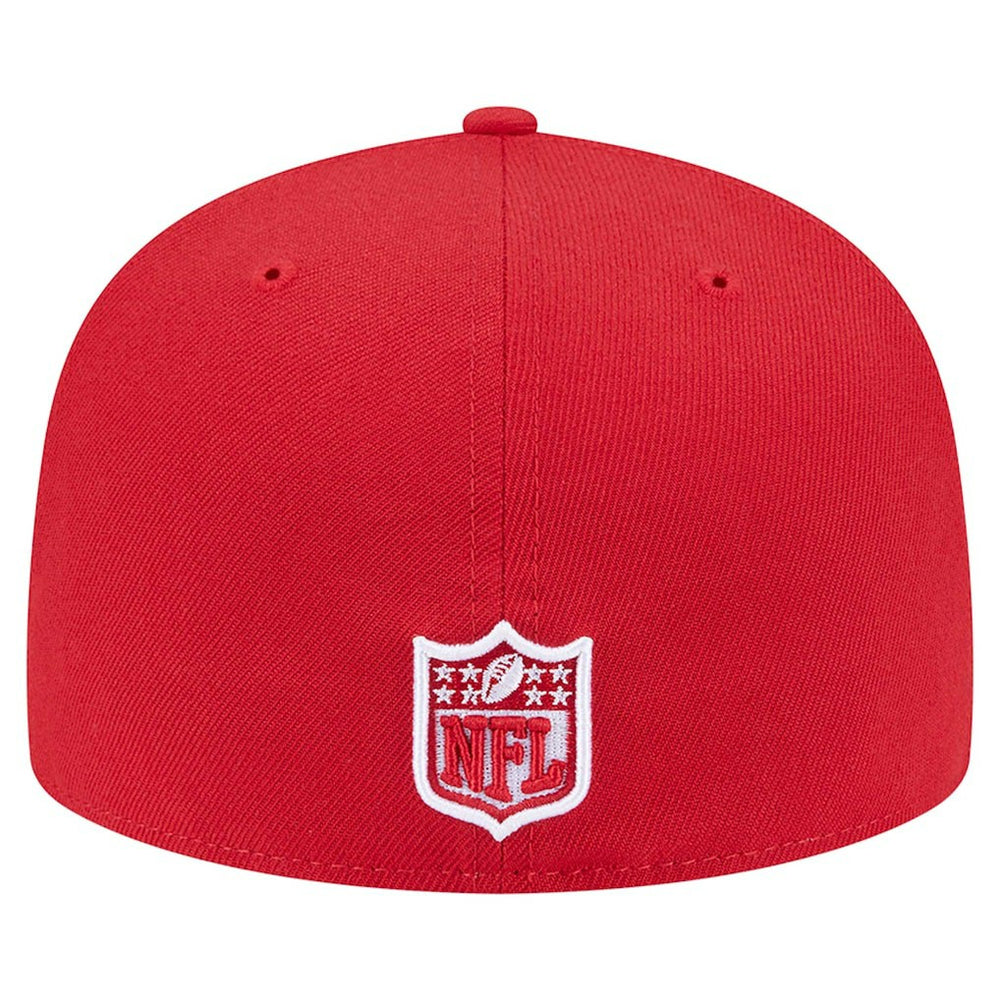 San Francisco 49ers New Era Checkered 59FIFTY Fitted Hat Scarlet - NFL