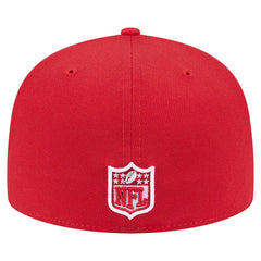 San Francisco 49ers New Era Checkered 59FIFTY Fitted Hat Scarlet - NFL