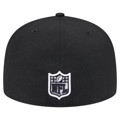 New Orleans Saints New Era Checkered 59FIFTY Fitted Hat Black - NFL