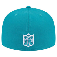Miami Dolphins New Era Checkered 59FIFTY Fitted Hat Aqua - NFL