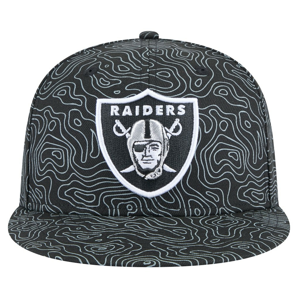 Las Vegas Raiders New Era Geo 59FIFTY Fitted Hat Black - NFL
