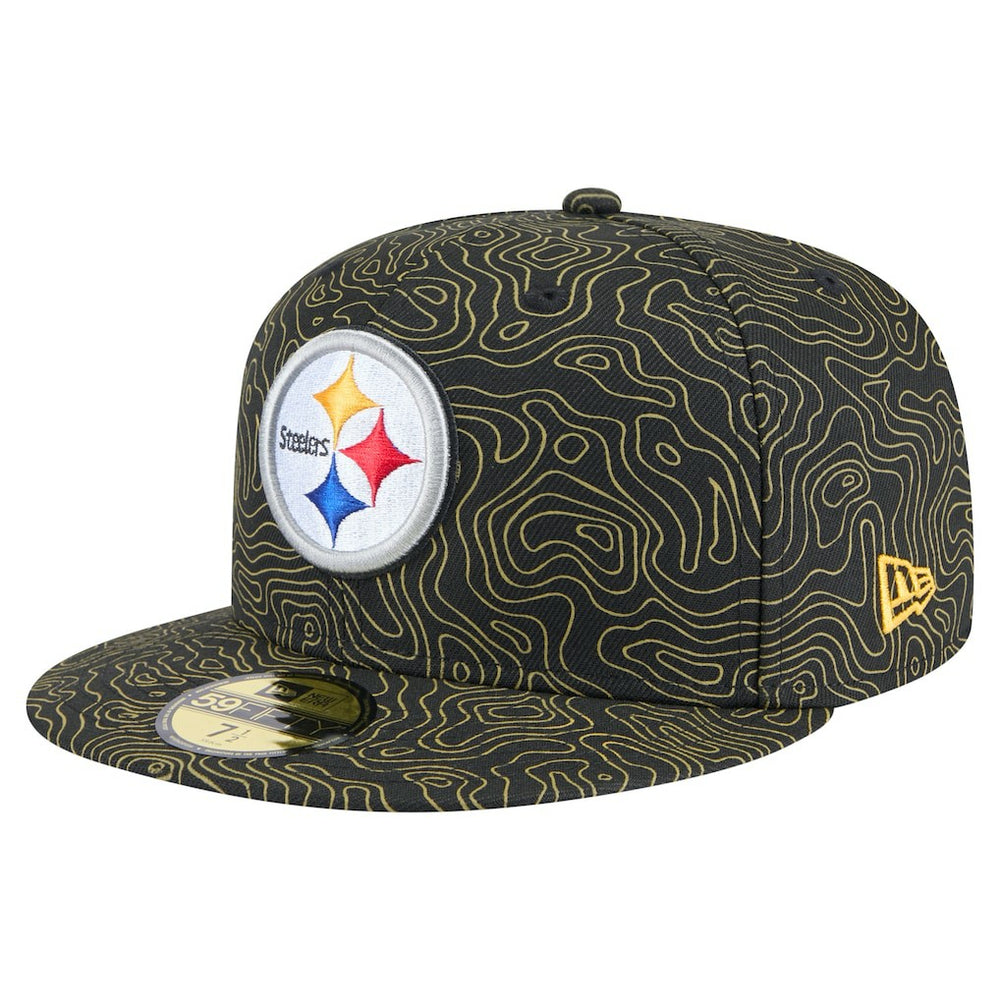 Pittsburgh Steelers New Era Geo 59FIFTY Fitted Hat Black - NFL