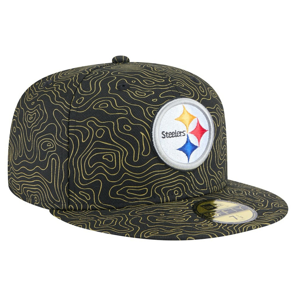 Pittsburgh Steelers New Era Geo 59FIFTY Fitted Hat Black - NFL