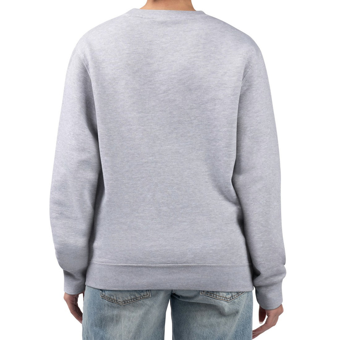 Detroit Lions G-III 4Her by Carl Banks Women's Heart Graphic Fleece Pullover Sweatshirt Heather Gray - NFL