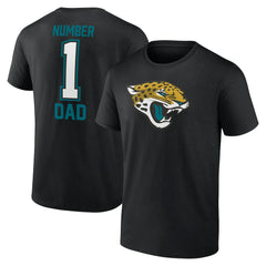 Jacksonville Jaguars Father's Day #1 Dad T-Shirt Black - NFL