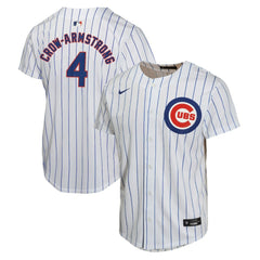 Pete Crow-Armstrong Chicago Cubs Nike Youth Home Game Player Jersey Lifestyle