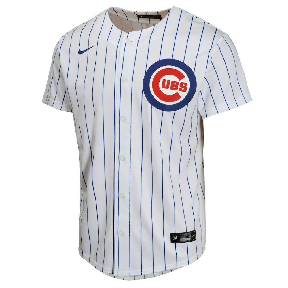 Pete Crow-Armstrong Chicago Cubs Nike Youth Home Game Player Jersey Lifestyle